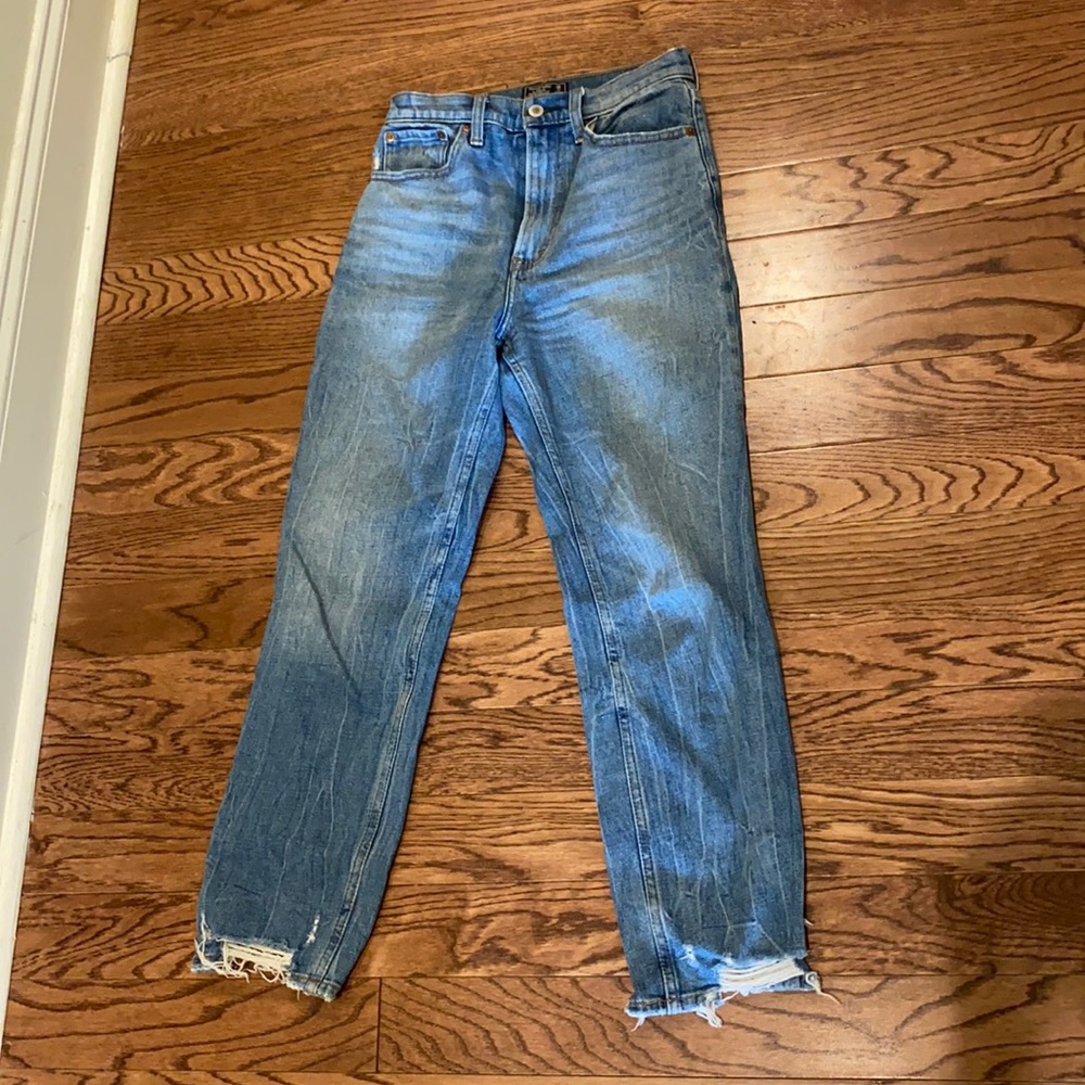 abercrombie straight leg jeans